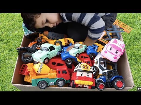 little boy playing with police car, kids boys
