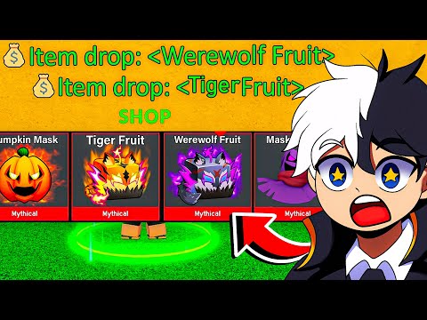 100 FRUTAS PARA PEGAR TIGER e WOLF no BLOX FRUITS!!