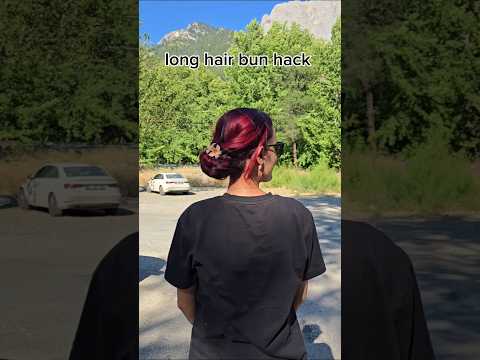 Bun hack ✨️ #bunhack #explore #hairstyle #hairtutorial #keşfet #fyp