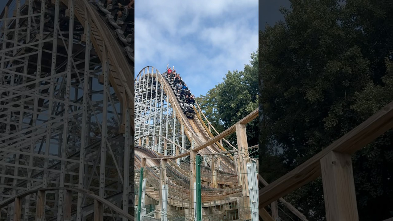 Wood Express, Parc Saint Paul #rollercoaster #themepark