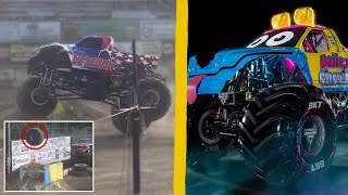 Monster Truck TIRE FLIES OFF OUT OF ARENA! New Monster Jam Truck! Monster truck News