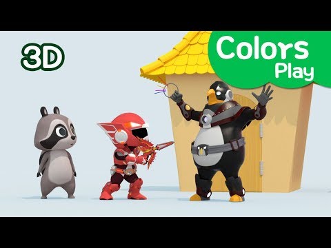 [Miniforce] Learn colors | Colors Play | Rescue Animal | Animal Family | Miniforce Kids Play