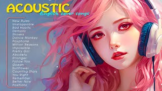 New English Acoustic Love Songs Playlist With Lyrics 2023 Best Acoustic Cover Of Popular Love Songs