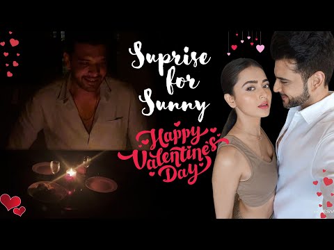 Surprise for Sunny [Happy Valentine Vlog] @tejasswiprakash413 @KaranKundrraOfficial