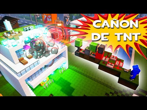 🧨¡Explosiones Épicas!Construye el Cañón de TNT Más Poderoso en Minecraft|Tutorial + Demostración🏴‍☠️