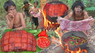 Pork Belly Cook Eat Delicious In Jungle By Mukbang