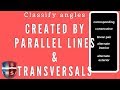 Properties of Angles with Transversals