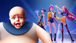 Kids watching KPop Demon Hunters be like