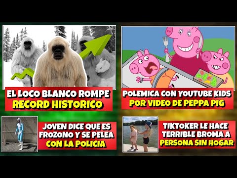 POLEMICA con Y0UTUBE KIDS por ASQUEROSO VIDEO de PEPPA PIG | EL LOCO BLANCO HACE HISTORIA | FROZONO