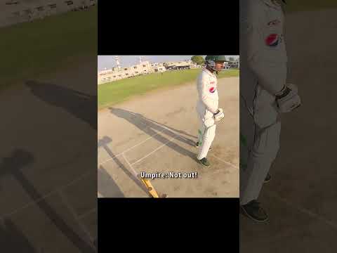 OUT or NOT OUT? Watch REPLAY With Helmet Cam