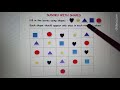 Identifying Shapes in Activities