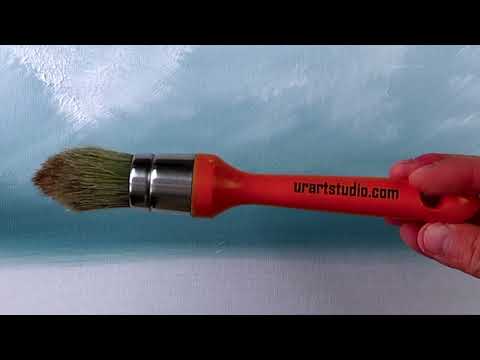 Green Island on the Lake | Step-by-Step Acrylic Painting Tutorial | Easy for Beginners