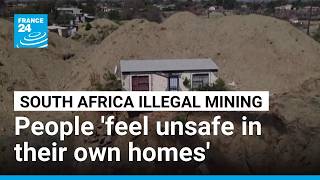 YouTube video thumbnail: Illegal Mining Ravages Johannesburg Neighbourhoods