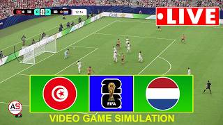 Tunisia vs Netherlands | FIFA World Cup 2026 | PES 2021 Simulation