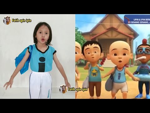 Upin ipin berenang di rumah ehsan