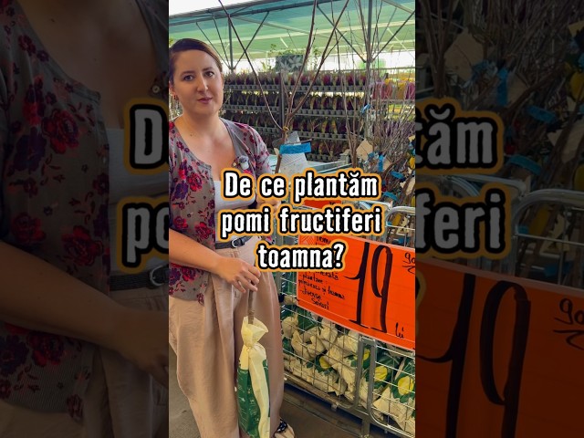 De ce plantăm pomi fructiferi toamna?