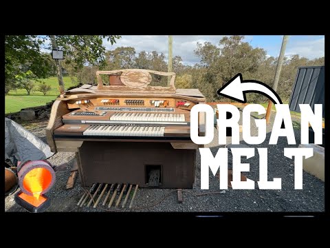 110KG Organ Melt - Huge Teardown - ASMR Metal Melting - Trash To Treasure - BigStackD BTTF - Copper