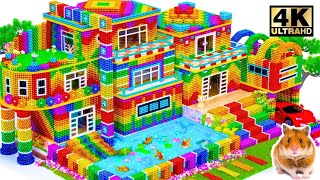 How To Make Acient Temple In Minecraft Has Hamster Traps On Rooftop And Colorful Water Park