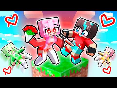 Sobreviví a FANS LOCAS en 1 BLOQUE en Minecraft!😍🔪💀