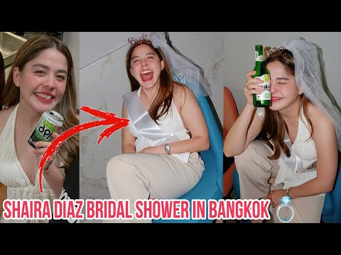 Shaira Diaz, Glowing Bride-to-Be sa Kanyang Bridal Shower sa Bangkok!