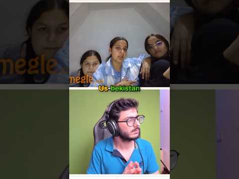 CARRYMINATI FLIRTING WITH CUTIES #usbekistan #shorts #carryminati #omegelfunnyshorts #omegle #girls