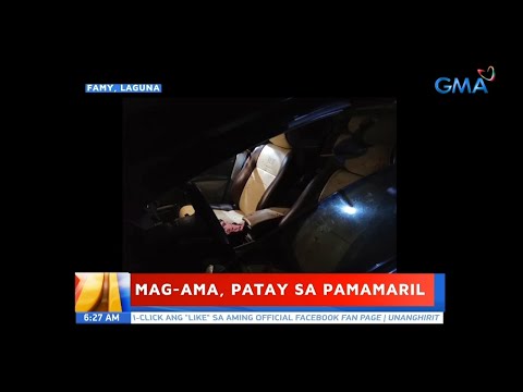 Mag-ama, patay sa pamamaril sa Laguna | Video | GMA News ...