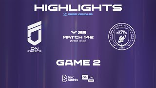 Highlights DNF vs BFX | Game 2 | Match 142 | LCK 2025
