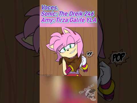 SonAmy - Amy Prueba El Look De Sonic Parte 1