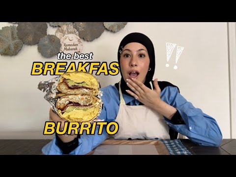 how to make THE BEST BREAKFAST BURRITO