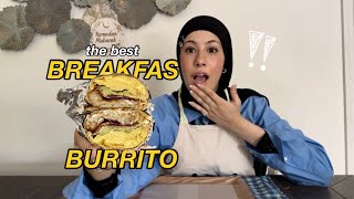 how to make THE BEST BREAKFAST BURRITO