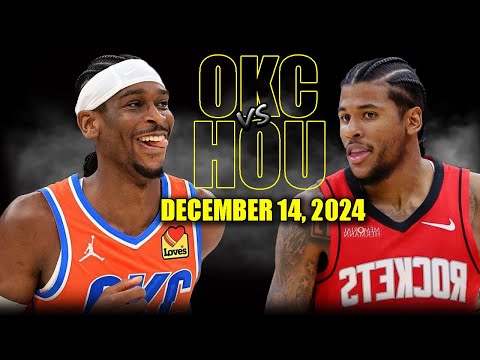 Oklahoma City vs Houston Rockets Thunder Full Game Highlights - December 14 | NBA Cup West Semifinal