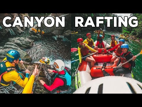 travel rafting and canyoning