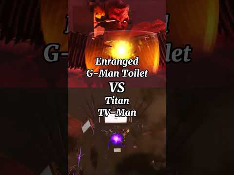 Enranged G-Man Toilet VS Titan TV-Man, Titan Cameraman, Titan Speakerman