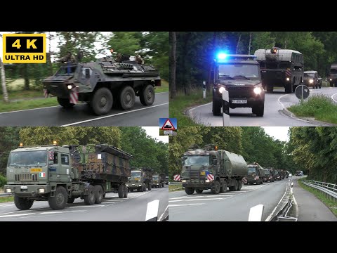 Manöver Grand Crossings 25 Deutsch Britisches Pionierbrückenbataillon 130 Marschkolonnen Bundeswehr