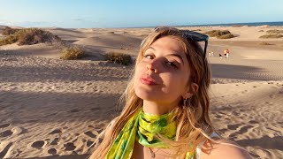 VLOG GRAN CANARIA: Dune di sabbia, cibo locale e valigia persa?