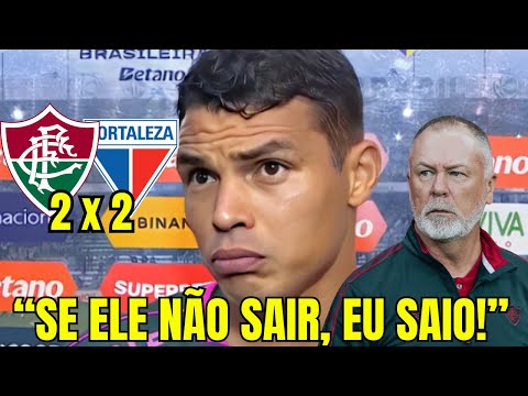 APOS EMPATE DO FLUMINENSE! THIAGO SILVA FAZ DESABAFO EMOCIONANTE! OLHA O QUE ELE DISSE!