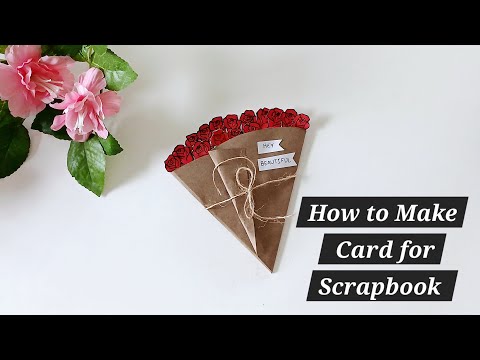 How to Make Card for Scrapbook | DIY Handmade Card