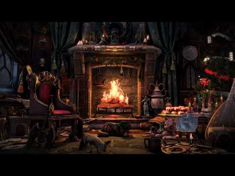 The Elder Scrolls Online - Holiday Fireplace and Yule Log