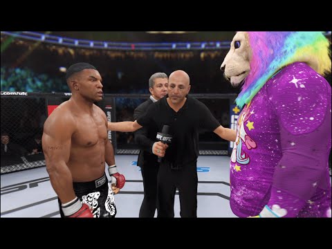 Mike Tyson vs. Rainbow Lion - EA Sports UFC 4 🥊