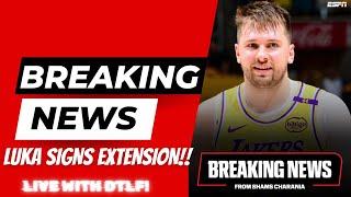 BREAKING NEWS: LAKERS EXTEND LUKA!
