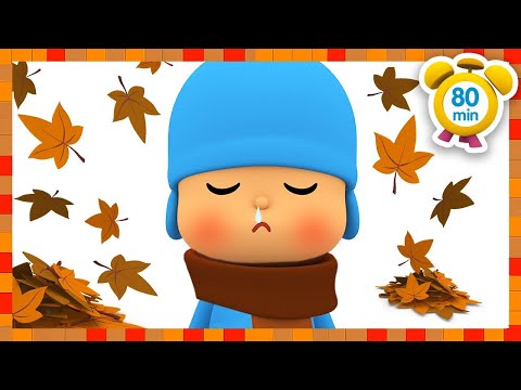 🍁Llega el otoño: frío y viento | Pocoyó en Español | Caricaturas y dibujos animados para niños