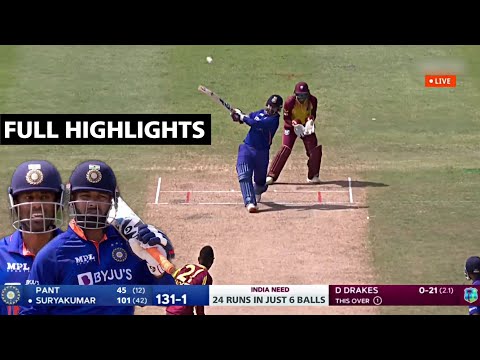 India vs West Indies 3rd T20 Match Full Highlights 2022 •IND vs WI Highlights,Today Match Highlights