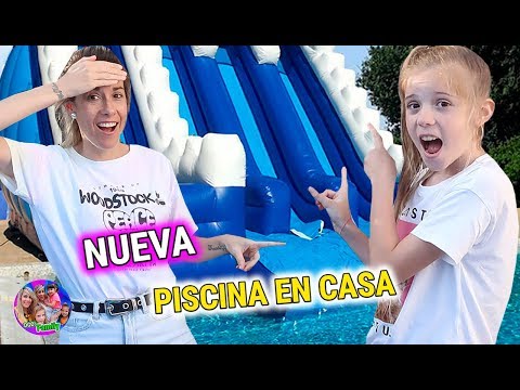 MONTO MI PROPIA PISCINA EN MI NUEVA CASA! Daniela Go Family