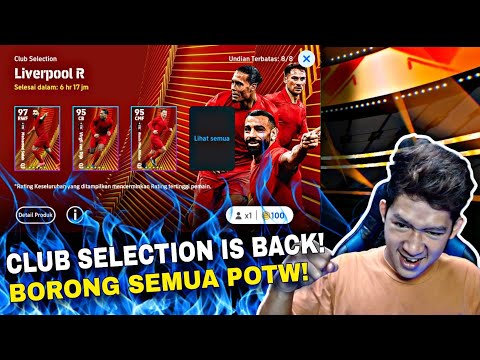 CLUB SELECTION IS BACK! BORONG SEMUA POTW! eFootball 2025 Mobile