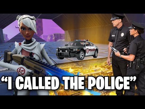 Scammer CALLS THE POLICE ON ME!! 👮‍♀️💀 (Scammer Get Scammed) Fortnite Save The World