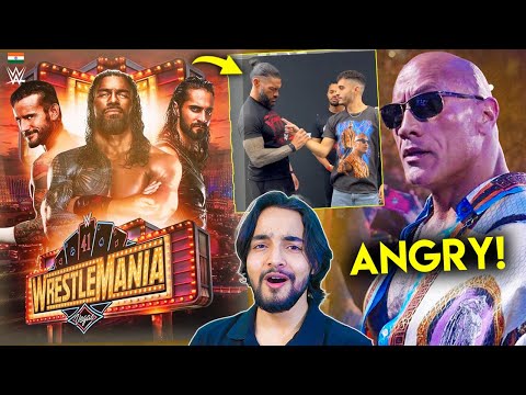 'Ho Gaya Confirm🔥'  Wrestlemania 41 MATCH*....Roman Reigns is not happy, The Rock Reaction