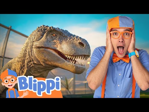 Blippi Becomes a Paleontologist and Discovers Dinosaurs at Dinosaur Encounters! 🦖 | 📖Blippi