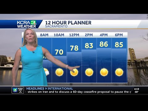 Northern California forecast: Pleasant day before the heat arrives