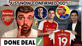 🔴IT HAPPENED NOW✅ ALVAREZ LAST-MINUTE BOMBSHELL! FANS GO WILD😱NDIAYE AGREED & MARTINELI📈#arsenalnews