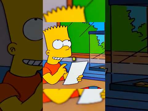 Bart became better than Lisa #shorts #simpsons